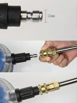Rotating pressure washer wash brush — view 5