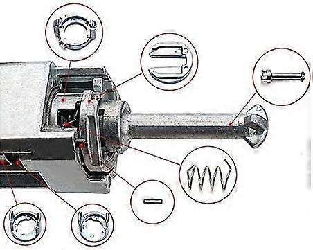 Door lock cylinder repair kit for BMW E46 — view 3