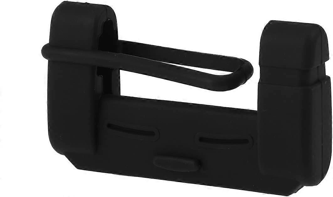 Seat belt buckle silicone case, black — view 2