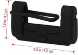 Seat belt buckle silicone case, black — view 4