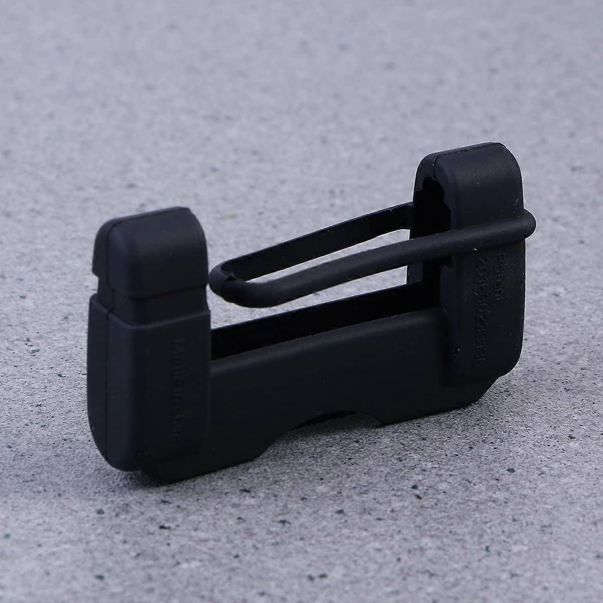 Seat belt buckle silicone case, black — view 5