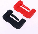Seat belt buckle silicone case, black — view 6
