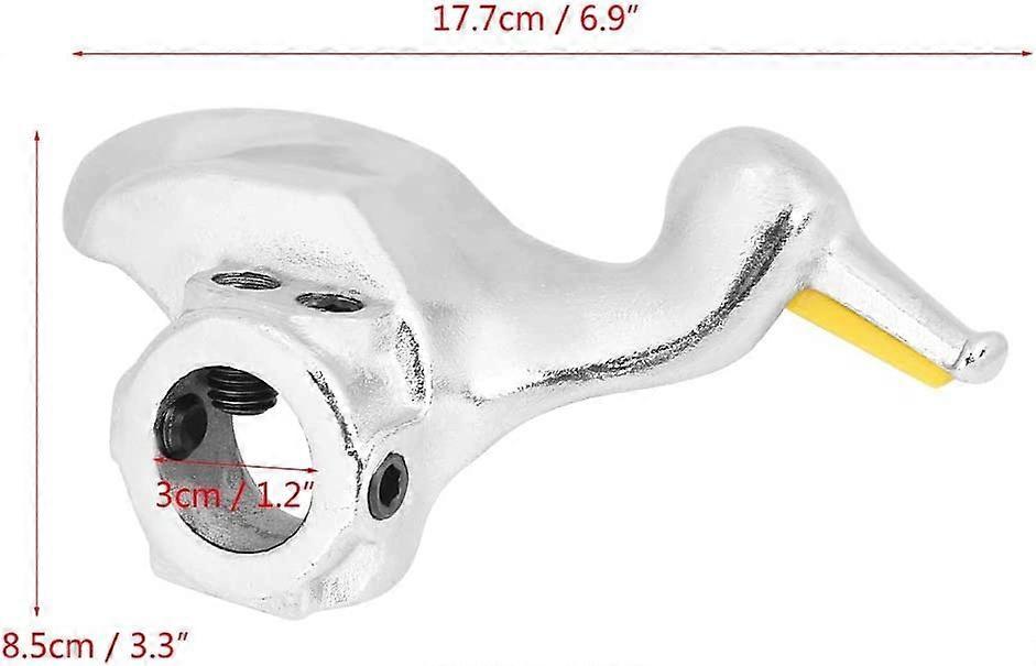 30 mm stainless steel tyre demount head — view 3