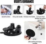 3 piece heavy duty suction cup tie down hooks — view 6