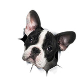 Dog car crack decal sticker — view 2