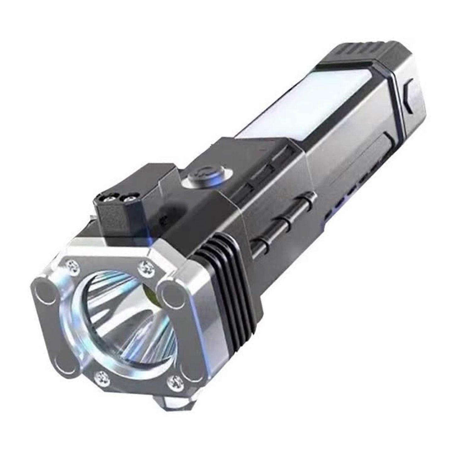 Multifunction car flashlight window breaker — view 2