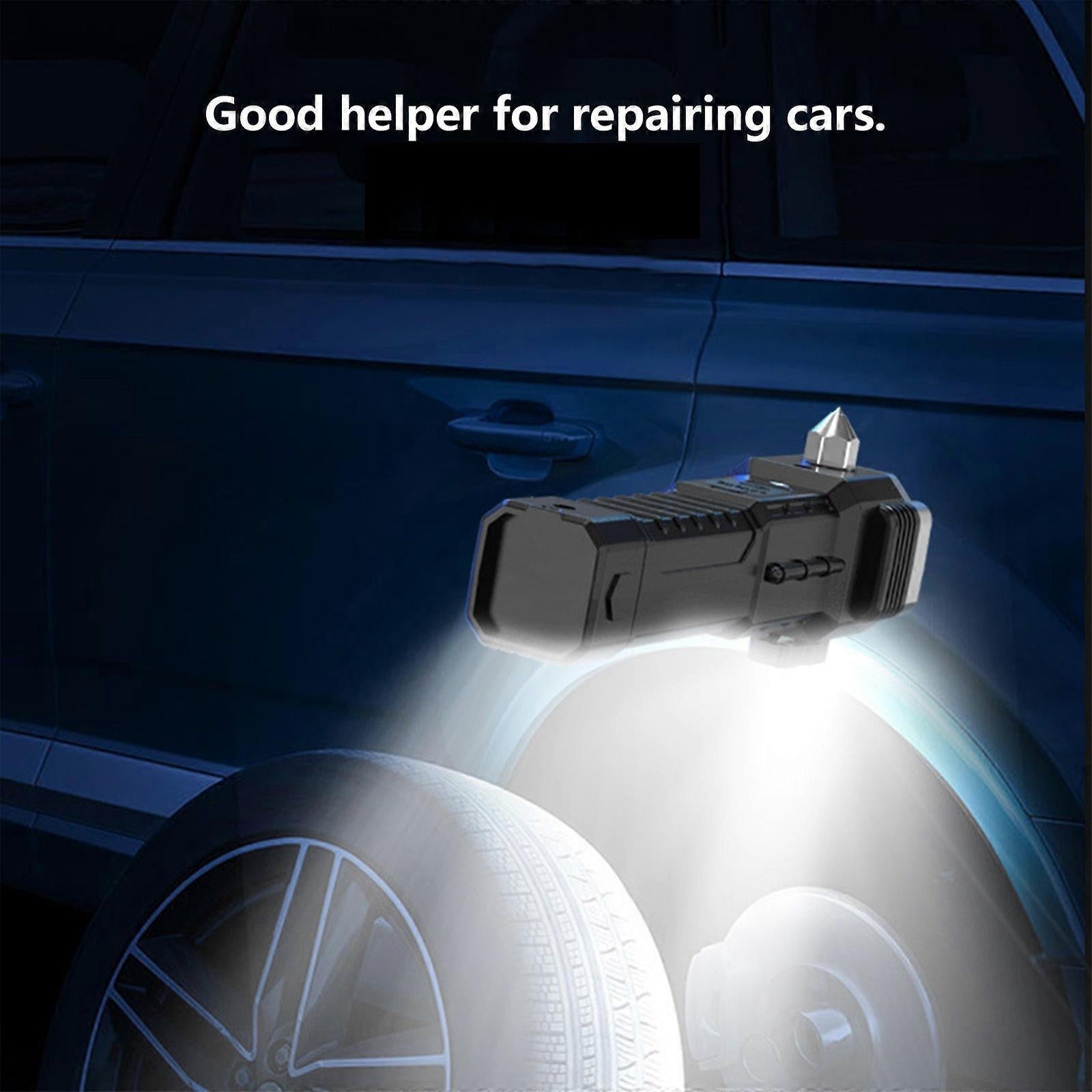 Multifunction car flashlight window breaker — view 5