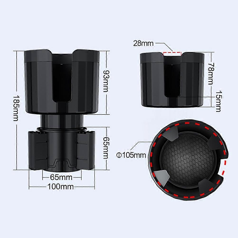 Car cup holder expander adapter — view 3