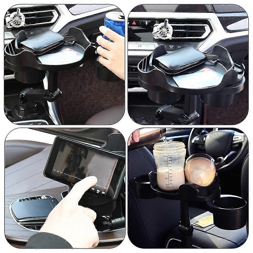 Automotive cup holder expander tray — view 4