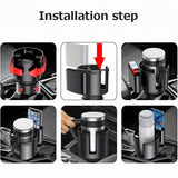 Car cup holder adapter organiser — view 4
