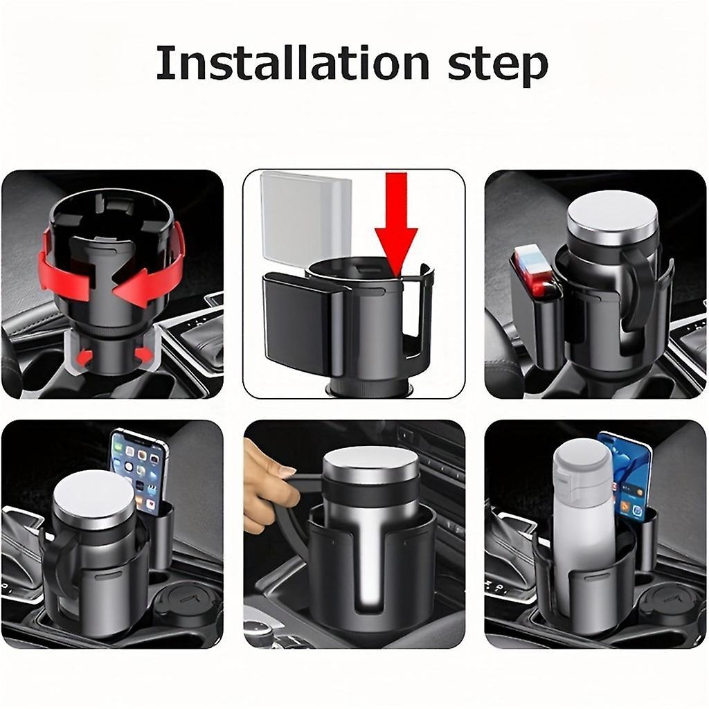 Car cup holder adapter organiser — view 4