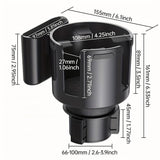 Car cup holder adapter organiser — view 5