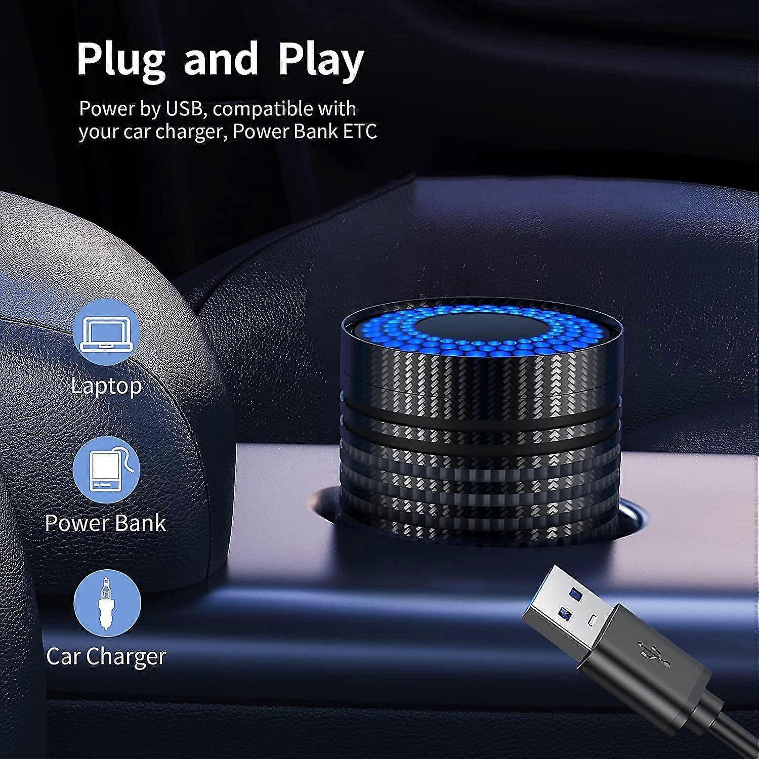 Car air purifier for smoke — view 4