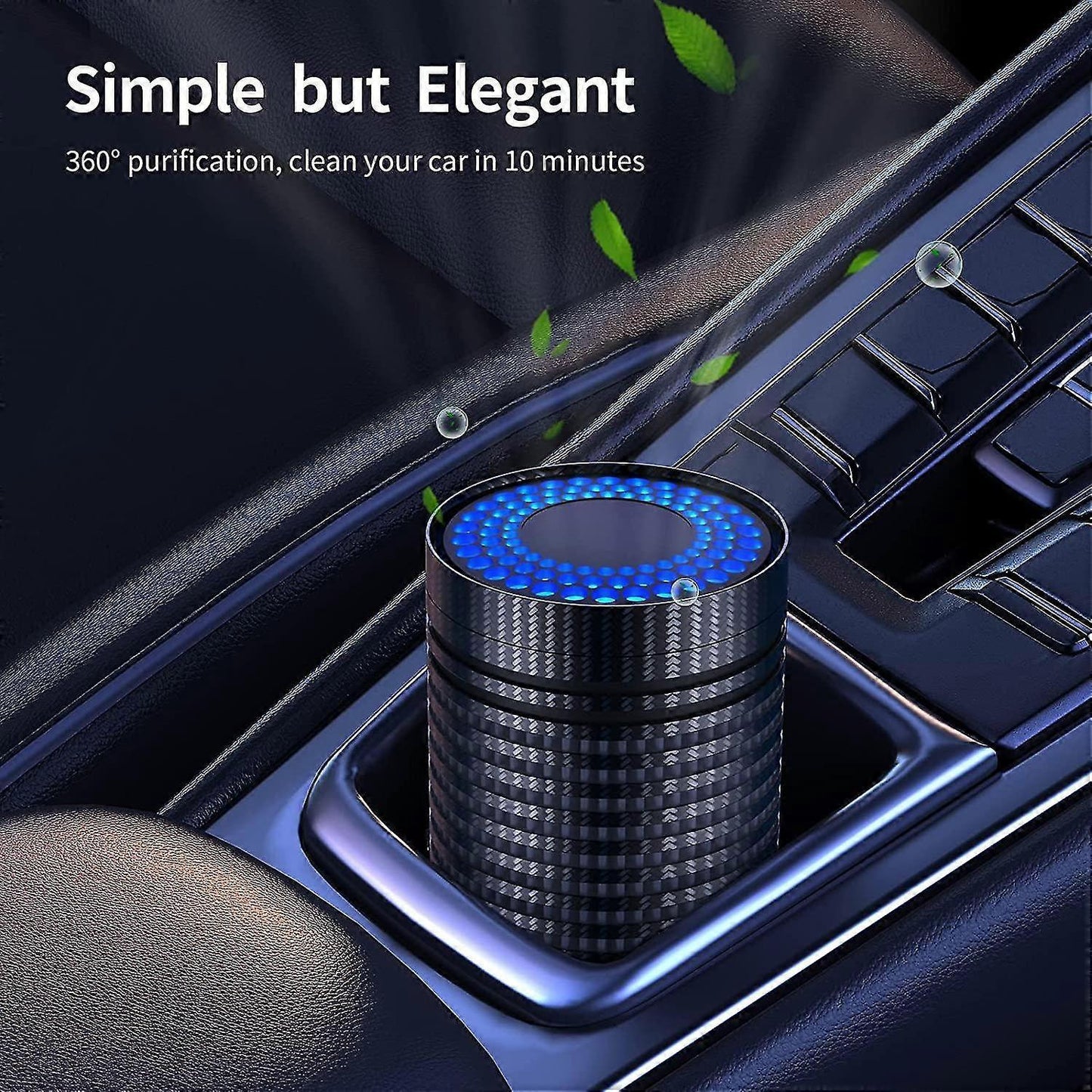 Car air purifier for smoke — view 6
