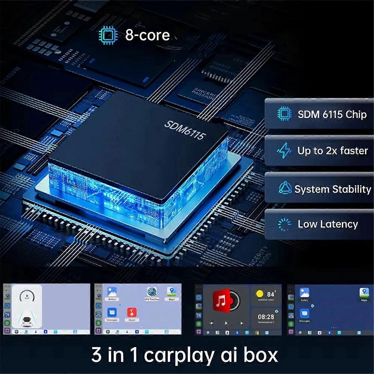 Smart car AI box Android 13 CarPlay adapter — view 5
