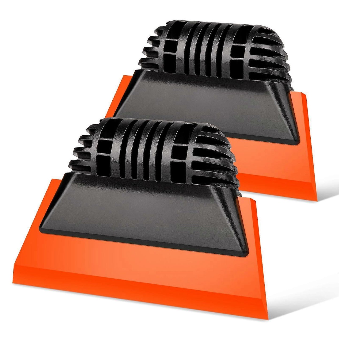 2 piece orange window tint squeegees — view 2