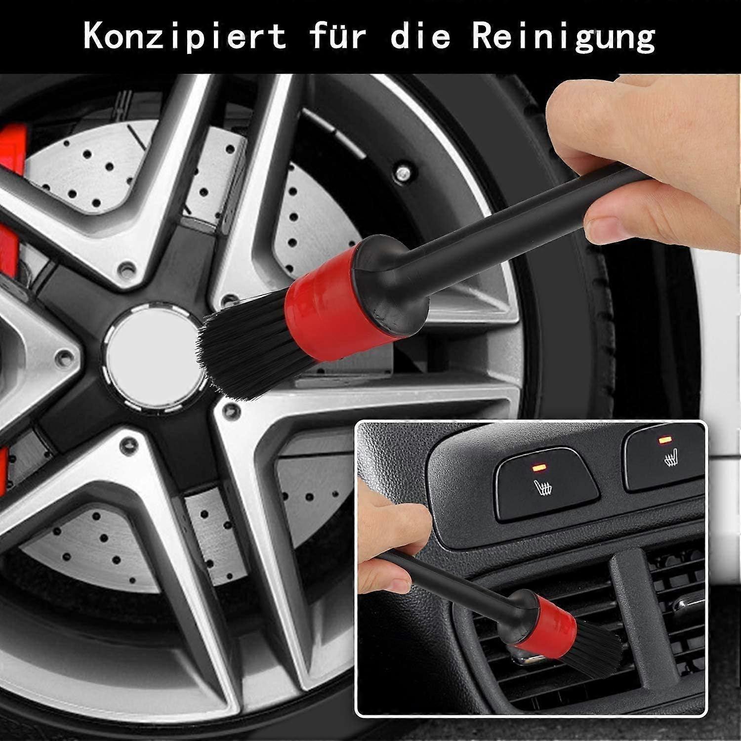 5 piece car detailing cleaning brush set — view 4