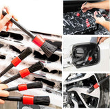5 piece car detailing cleaning brush set — view 6
