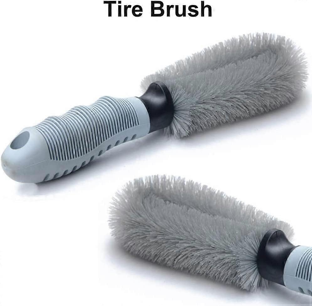 2 piece wheel cleaning brush set — view 5