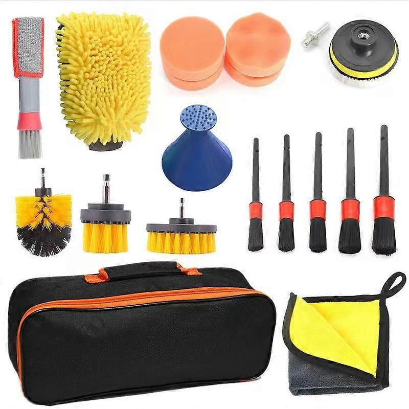 20 piece car cleaning brush kit — view 2