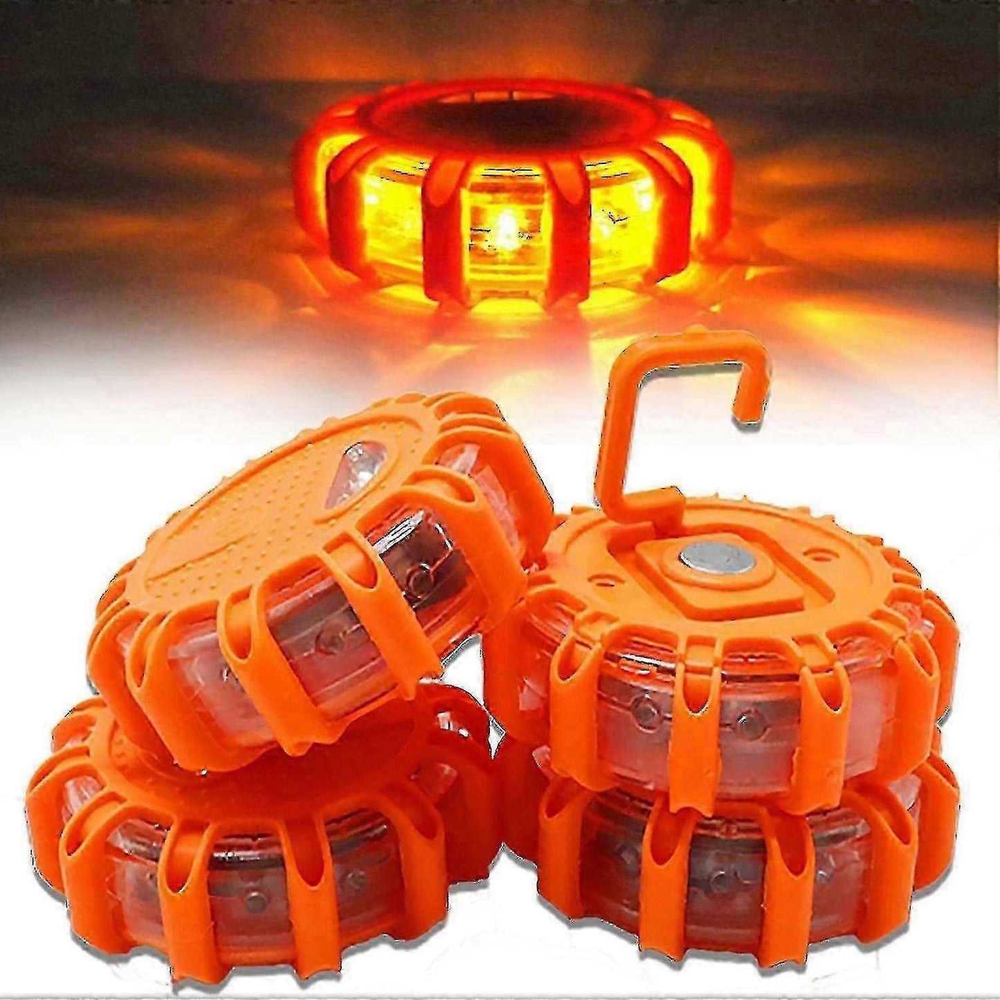 Roadside emergency LED flare lights 4 pack — view 2
