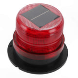 Red LED emergency strobe light with base — view 2
