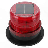 Red LED emergency strobe light with base — view 3