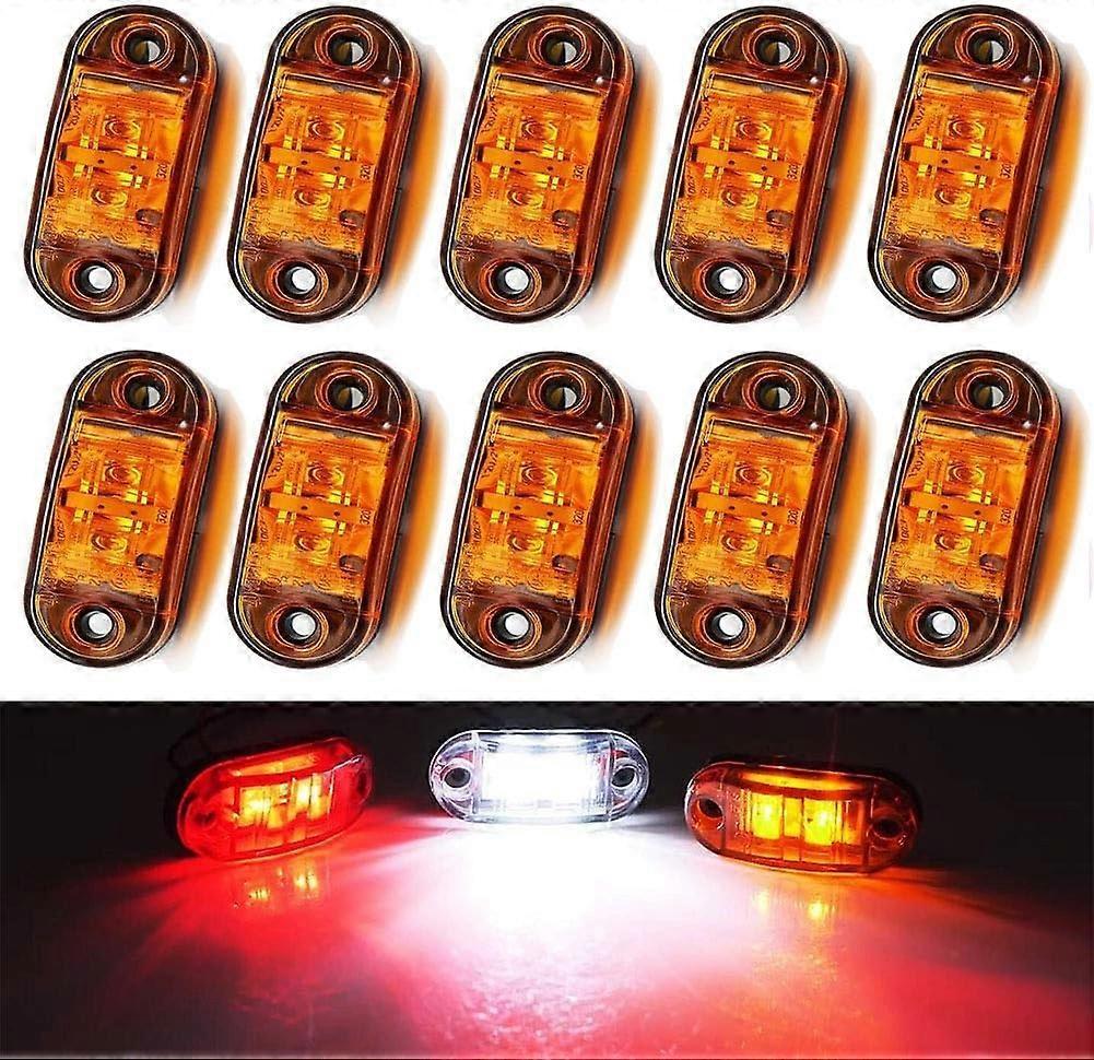 LED side marker lights 10 pcs waterproof — view 2
