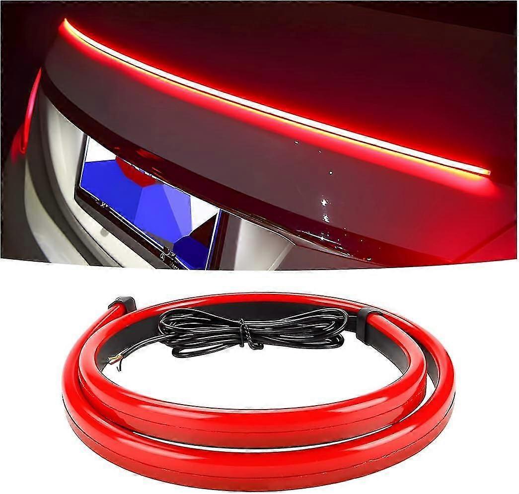 LED brake light strip 35 inch, red — view 2