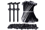 200Pcs Nylon Universal Cable Tie Buckle Zip — view 2