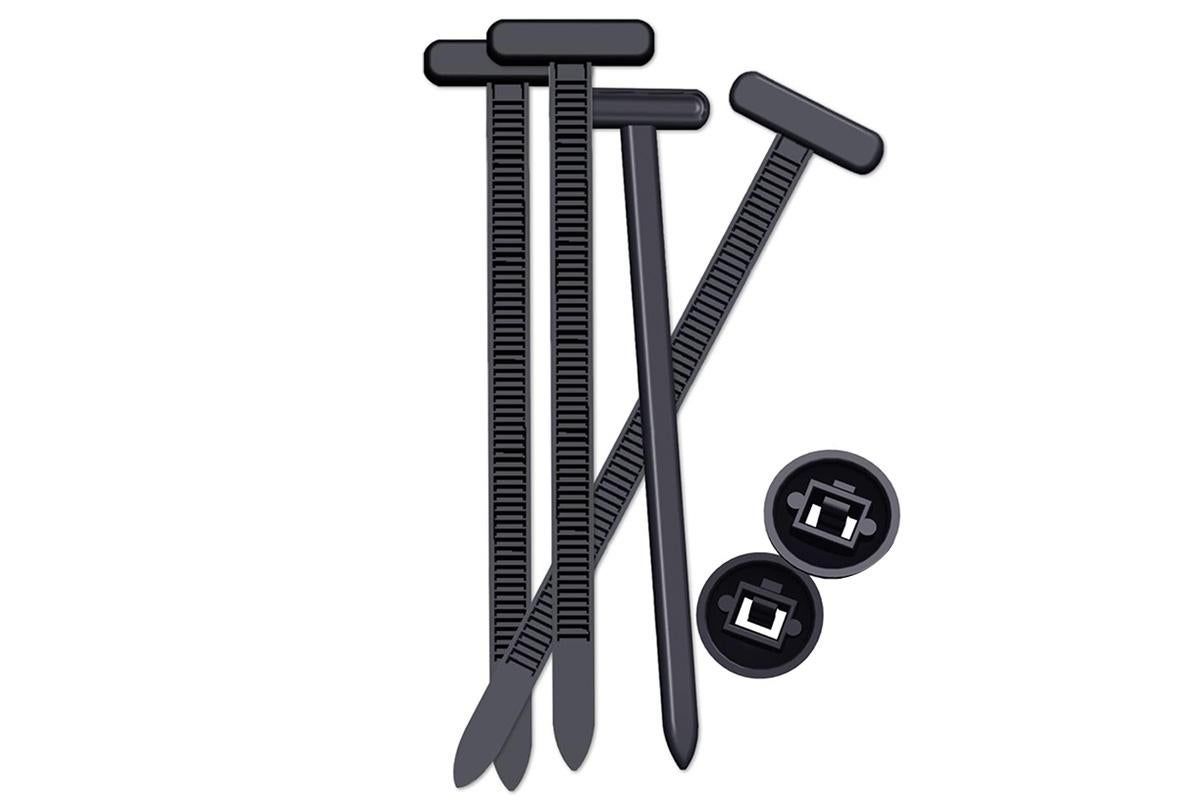 200Pcs Nylon Universal Cable Tie Buckle Zip — view 5