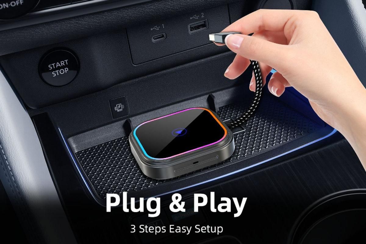Wireless CarPlay Adapter for Car USB — view 3