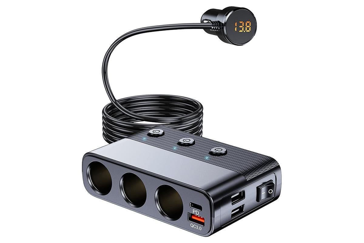 7 in 1 Cigarette Lighter Splitter QC3.0 — view 2