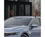 Car deer antlers fabric decoration, brown — view 8
