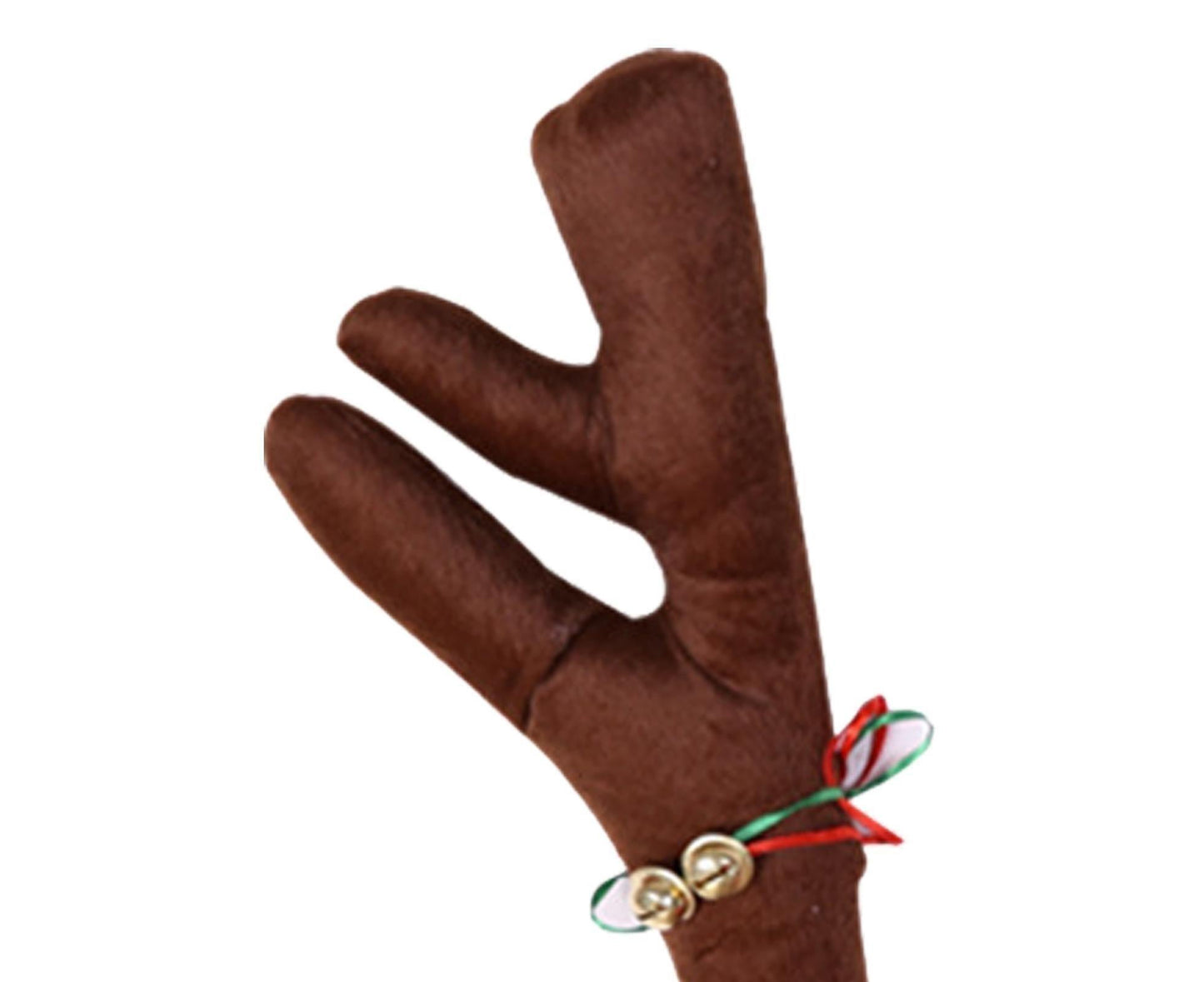 Car deer antlers fabric decoration, brown — view 10