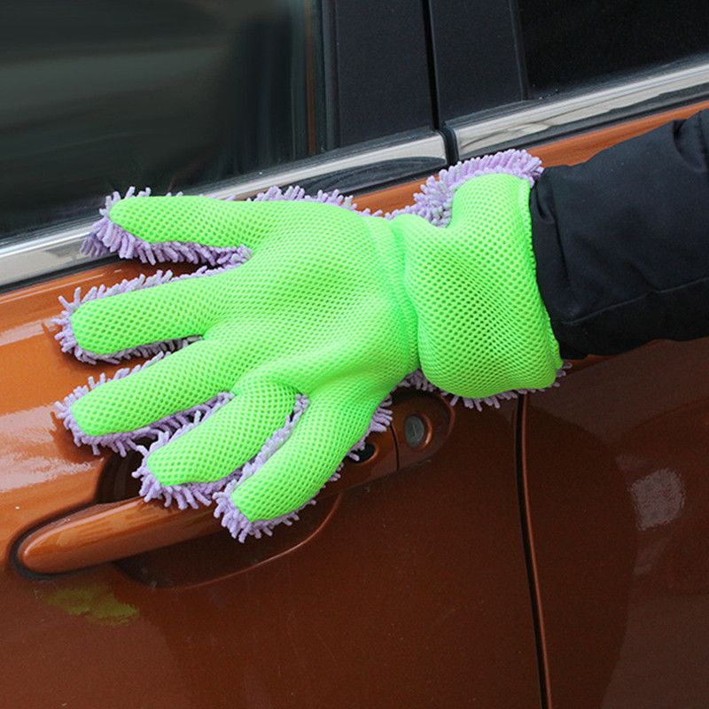 Double-Sided Chenille Car Wash Gloves — view 8