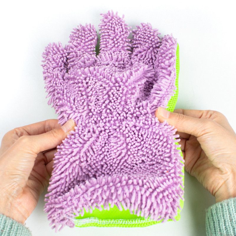 Double-Sided Chenille Car Wash Gloves — view 10