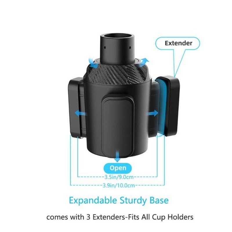 3-hole car cup holder expander — view 5
