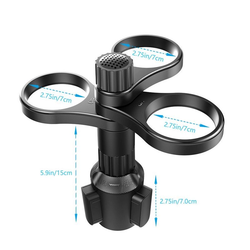 3-hole car cup holder expander — view 10