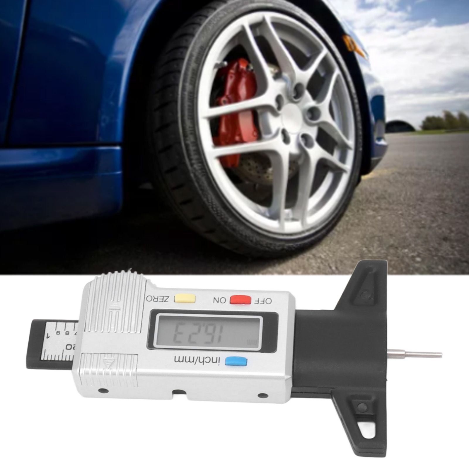 Digital Tyre Tread Depth Gauge Tyre Tread — view 12