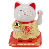Lucky Waving Cat Light Induction Plastic Chinese — view 2