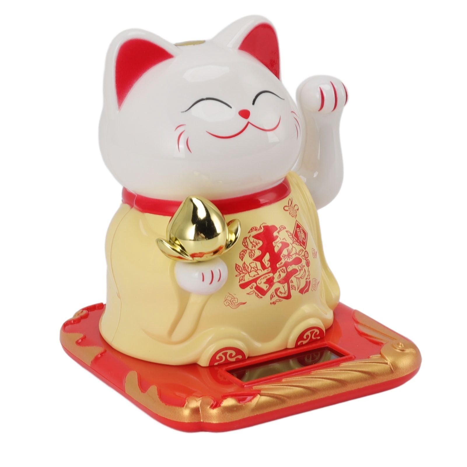 Lucky Waving Cat Light Induction Plastic Chinese — view 5