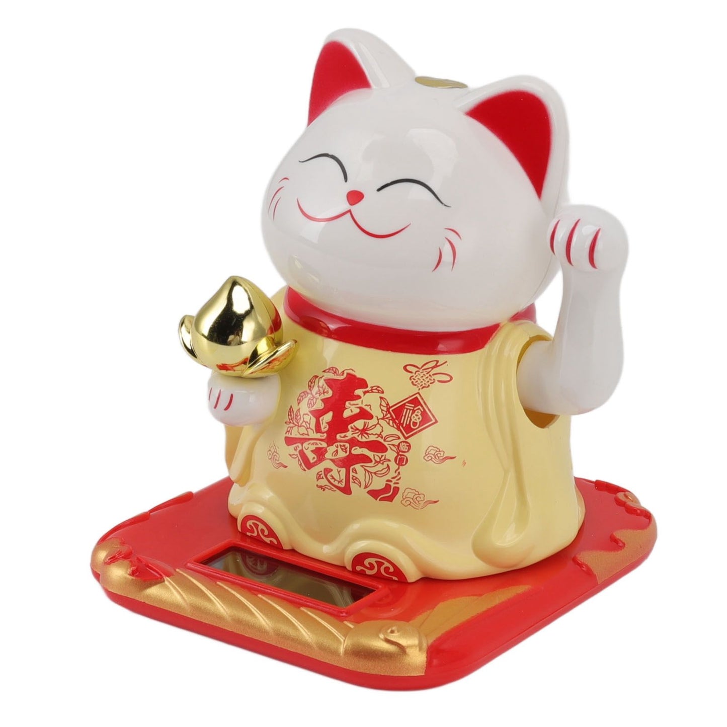 Lucky Waving Cat Light Induction Plastic Chinese — view 8