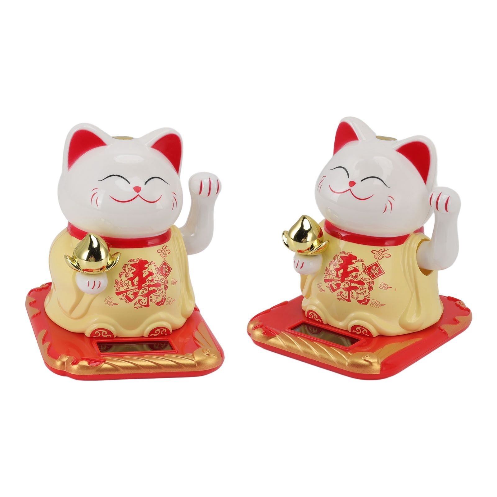 Lucky Waving Cat Light Induction Plastic Chinese — view 9