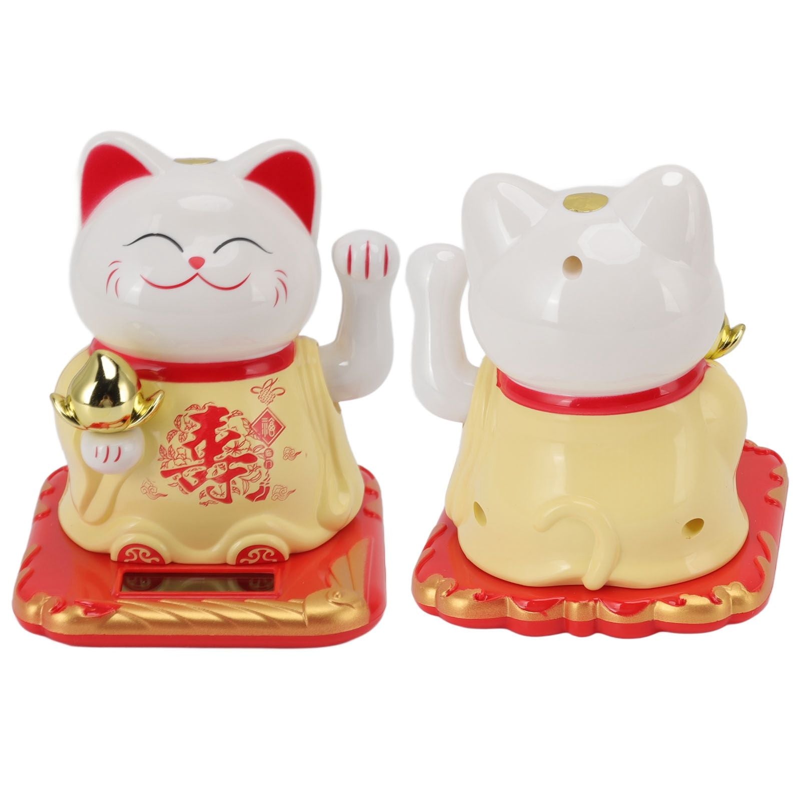 Lucky Waving Cat Light Induction Plastic Chinese — view 10
