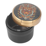 Car Ashtray with Cover LED Light Portable — view 4