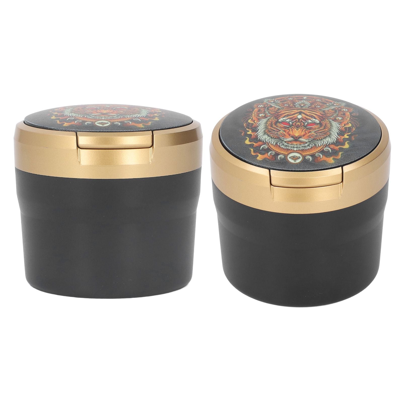 Car Ashtray with Cover LED Light Portable — view 9