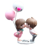 Car Couple Cute Ornaments Resin Couple Doll — view 2
