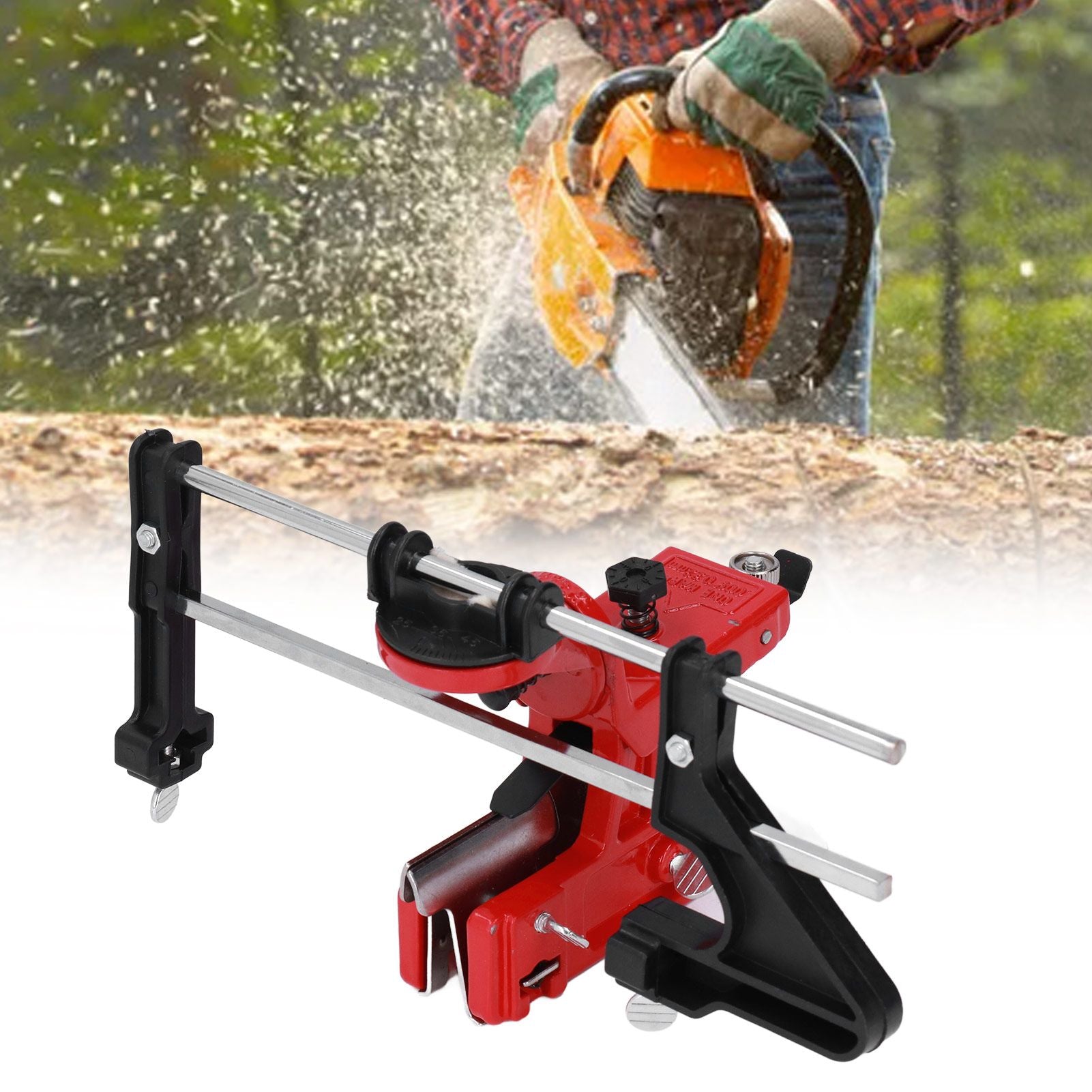 Chain Sharpener Sharpening Stone Guide Bracket Adjustable — view 12