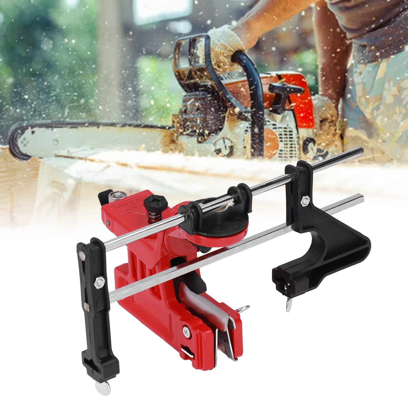 Chain Sharpener Sharpening Stone Guide Bracket Adjustable — view 13
